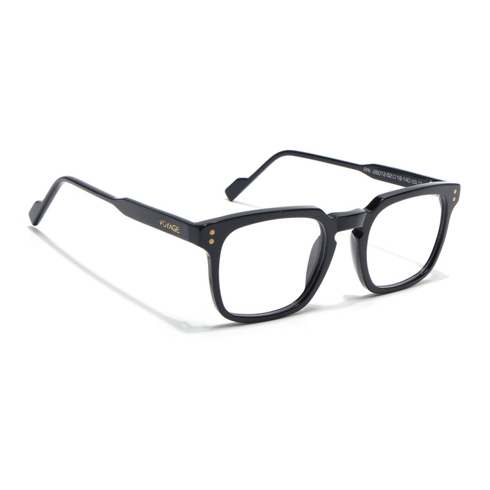 Voyage Glaze Black Wayfarer Acetate Eyeglasses for Men & Women (FPK26012FMG8670)