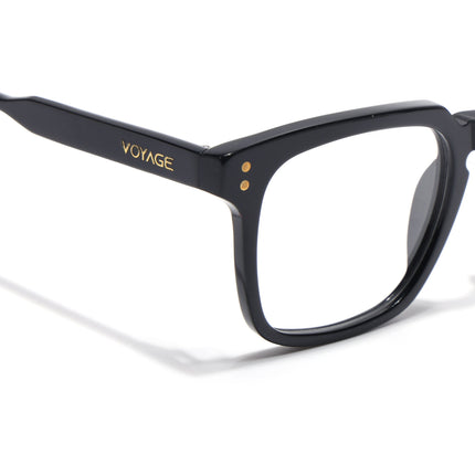 Voyage Glaze Black Wayfarer Acetate Eyeglasses for Men & Women (FPK26012FMG8670)