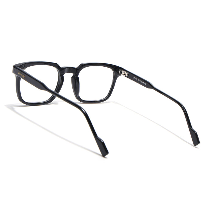 Voyage Glaze Black Wayfarer Acetate Eyeglasses for Men & Women (FPK26012FMG8670)