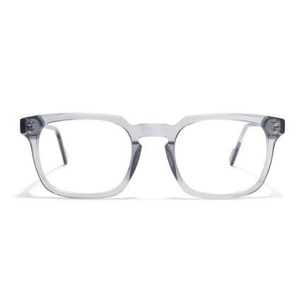 Voyage Glaze Grey Wayfarer Acetate Eyeglasses for Men & Women (FPK26012FMG8671)