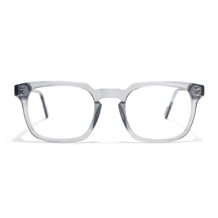 Voyage Glaze Grey Wayfarer Acetate Eyeglasses for Men & Women (FPK26012FMG8671)