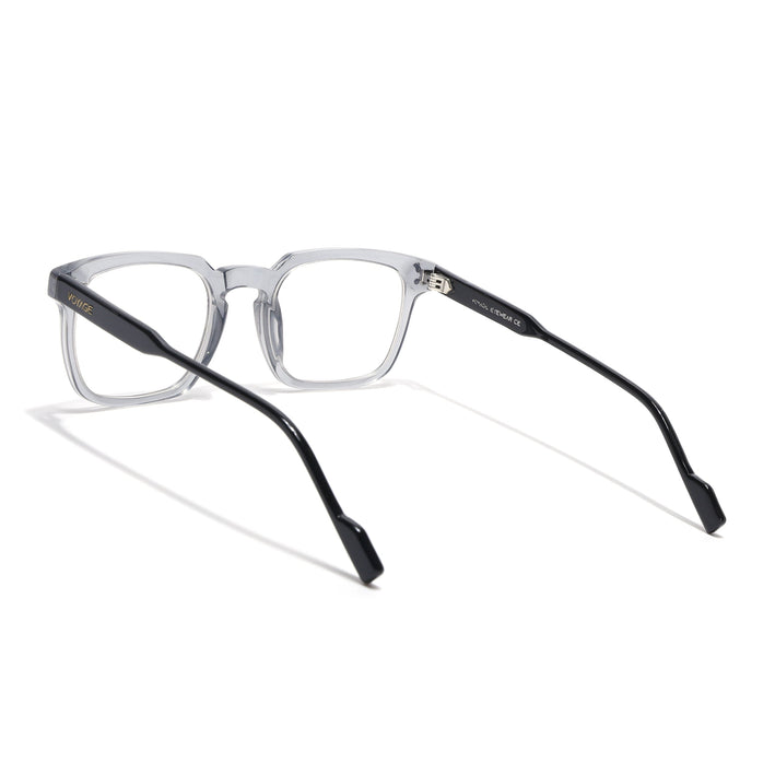 Voyage Glaze Grey Wayfarer Acetate Eyeglasses for Men & Women (FPK26012FMG8671)