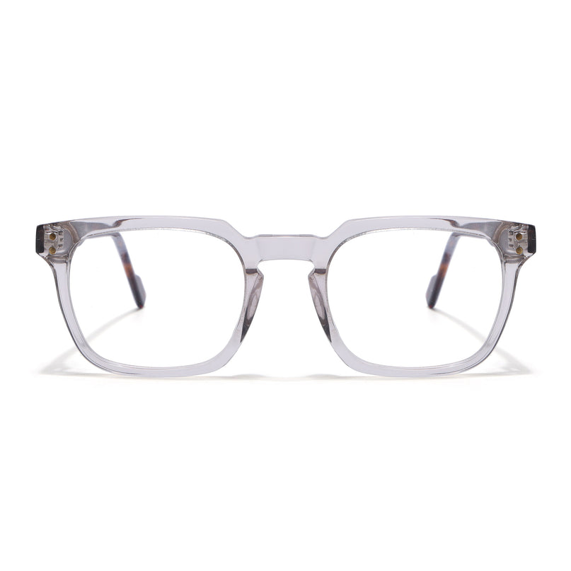 Voyage Glaze Transparent Wayfarer Acetate Eyeglasses for Men & Women (FPK26012FMG8672)