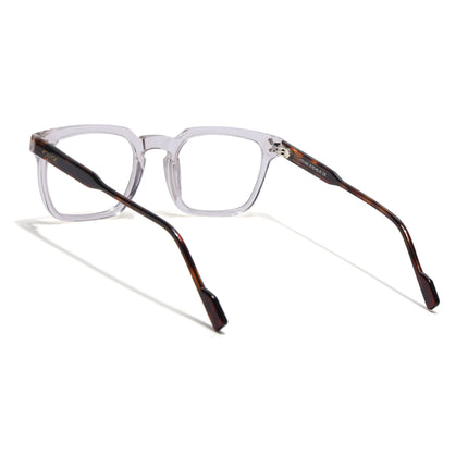 Voyage Glaze Transparent Wayfarer Acetate Eyeglasses for Men & Women (FPK26012FMG8672)