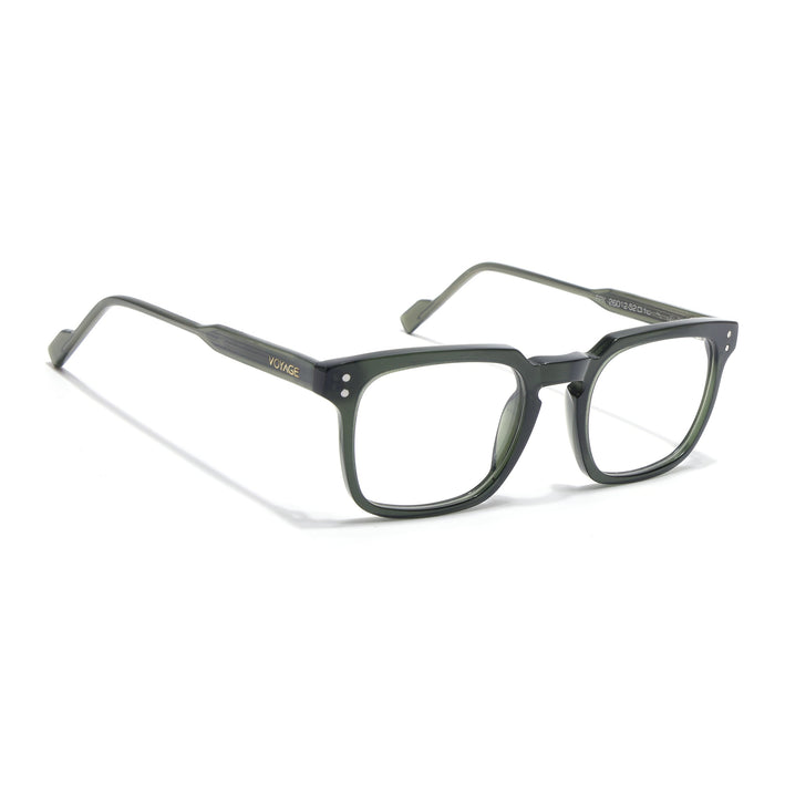 Voyage Glaze Green Wayfarer Acetate Eyeglasses for Men & Women (FPK26012FMG8673)