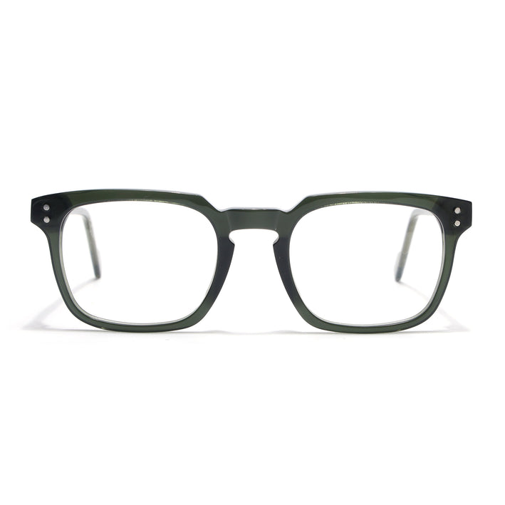Voyage Glaze Green Wayfarer Acetate Eyeglasses for Men & Women (FPK26012FMG8673)