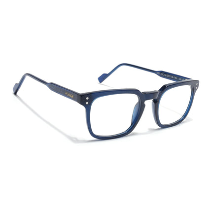 Voyage Glaze Blue Wayfarer Acetate Eyeglasses for Men & Women (FPK26012FMG8674)