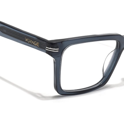 Voyage Glaze Sea Green Rectangle Acetate Eyeglasses for Men & Women (FPK26013FMG8639)
