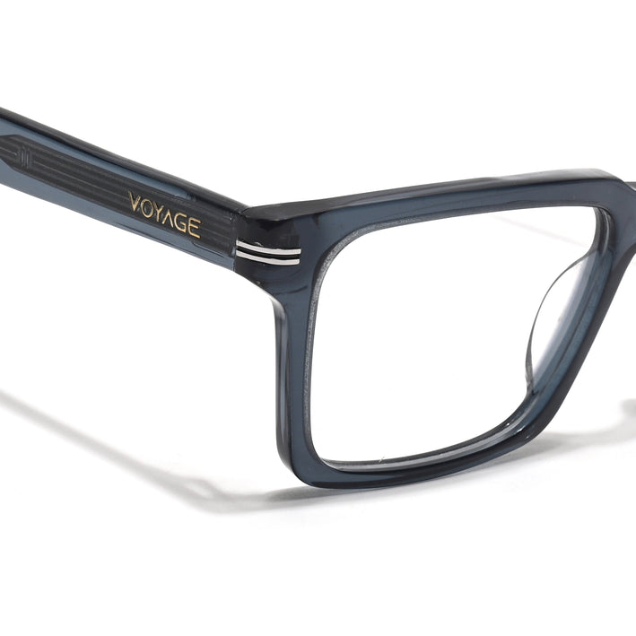 Voyage Glaze Sea Green Rectangle Acetate Eyeglasses for Men & Women (FPK26013FMG8639)