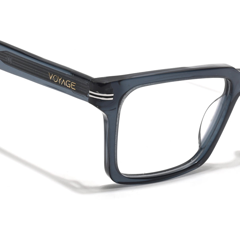 Voyage Glaze Sea Green Rectangle Acetate Eyeglasses for Men & Women (FPK26013FMG8639)
