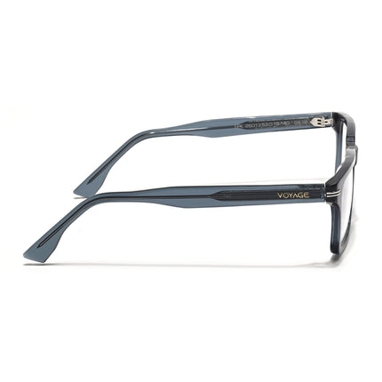 Voyage Glaze Sea Green Rectangle Acetate Eyeglasses for Men & Women (FPK26013FMG8639)