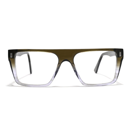 Voyage Glaze Green Wayfarer Acetate Eyeglasses for Men & Women (FPK26014FMG8646)