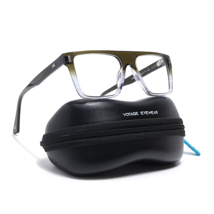 Voyage Glaze Green Wayfarer Acetate Eyeglasses for Men & Women (FPK26014FMG8646)