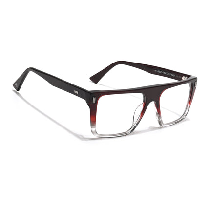 Voyage Glaze Wine Wayfarer Acetate Eyeglasses for Men & Women (FPK26014FMG8647)