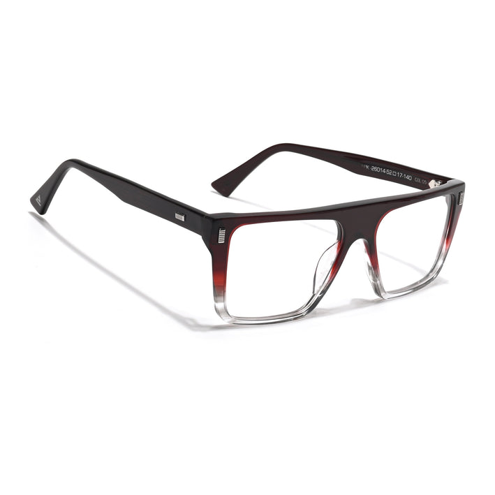 Voyage Glaze Wine Wayfarer Acetate Eyeglasses for Men & Women (FPK26014FMG8647)