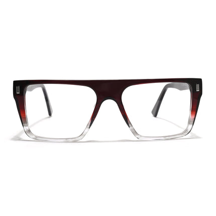 Voyage Glaze Wine Wayfarer Acetate Eyeglasses for Men & Women (FPK26014FMG8647)