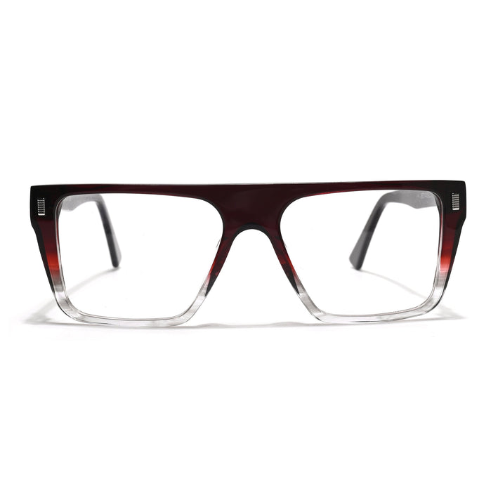 Voyage Glaze Wine Wayfarer Acetate Eyeglasses for Men & Women (FPK26014FMG8647)