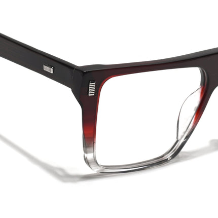Voyage Glaze Wine Wayfarer Acetate Eyeglasses for Men & Women (FPK26014FMG8647)