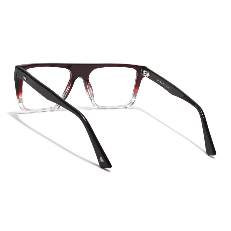 Voyage Glaze Wine Wayfarer Acetate Eyeglasses for Men & Women (FPK26014FMG8647)