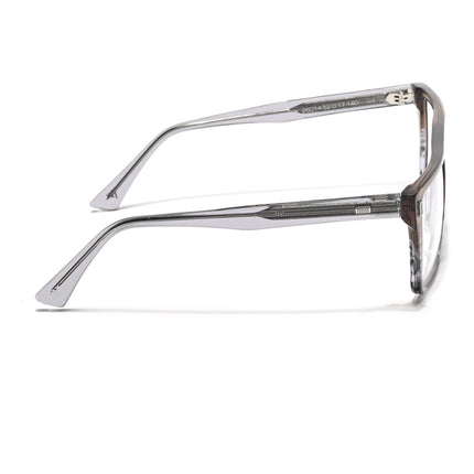 Voyage Glaze Brown Wayfarer Acetate Eyeglasses for Men & Women (FPK26014FMG8648)