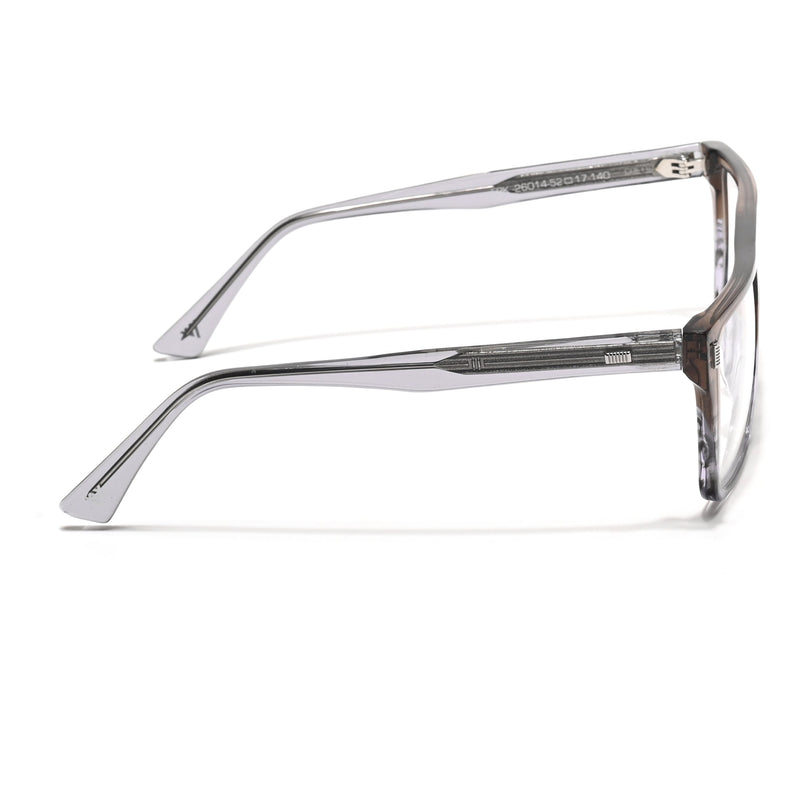Voyage Glaze Brown Wayfarer Acetate Eyeglasses for Men & Women (FPK26014FMG8648)