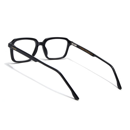 Voyage Glaze Black Rectangle Acetate Eyeglasses for Men & Women (FPK26016FMG8094)