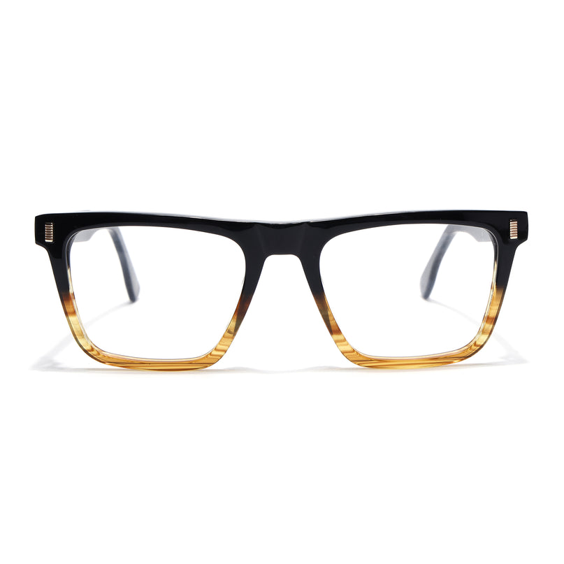 Voyage Glaze Black Wayfarer Acetate Eyeglasses for Men & Women (FPK26017FMG8138)