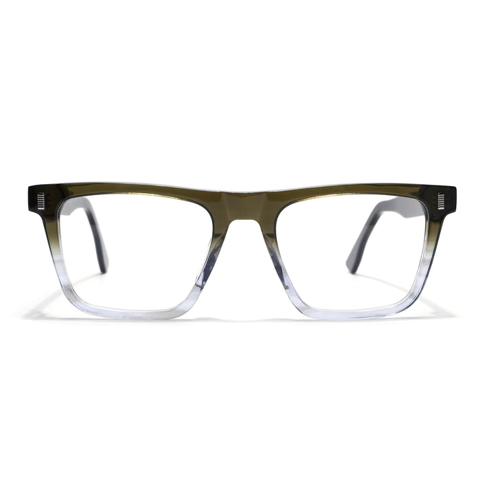 Voyage Glaze Green Wayfarer Acetate Eyeglasses for Men & Women (FPK26017FMG8140)