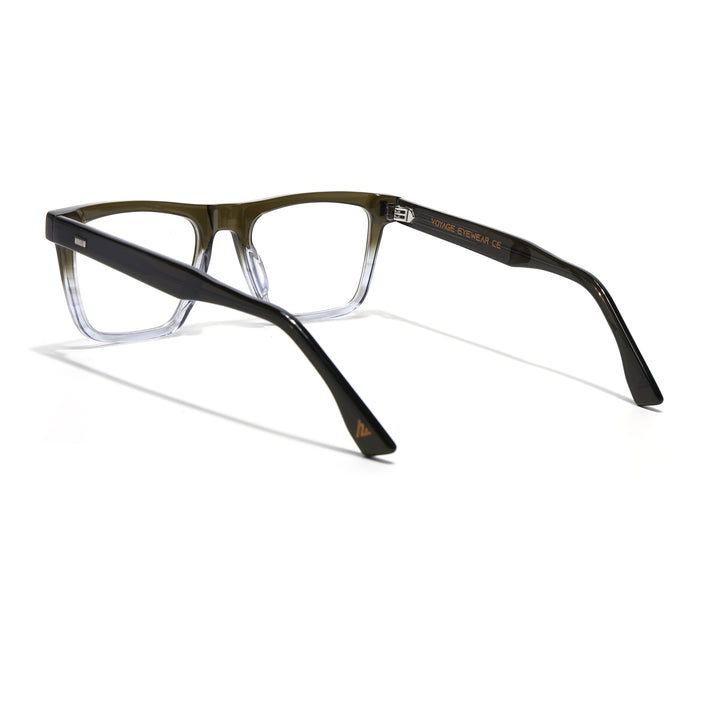 Voyage Glaze Green Wayfarer Acetate Eyeglasses for Men & Women (FPK26017FMG8140)