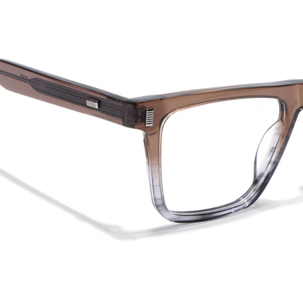 Voyage Glaze Brown Wayfarer Acetate Eyeglasses for Men & Women (FPK26017FMG8141)
