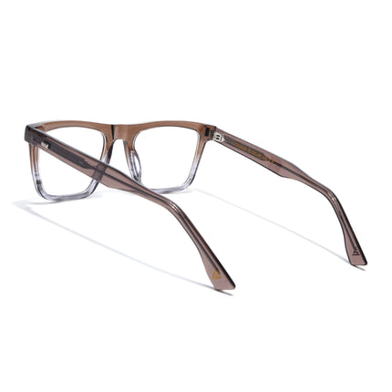 Voyage Glaze Brown Wayfarer Acetate Eyeglasses for Men & Women (FPK26017FMG8141)