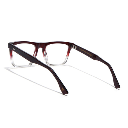 Voyage Glaze Red Wayfarer Acetate Eyeglasses for Men & Women (FPK26017FMG8142)
