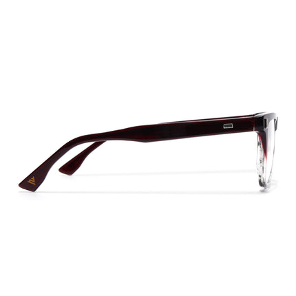 Voyage Glaze Red Wayfarer Acetate Eyeglasses for Men & Women (FPK26017FMG8142)