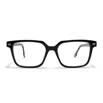 Voyage Glaze Black Wayfarer Acetate Eyeglasses for Men & Women (FPK26018FMG8089)