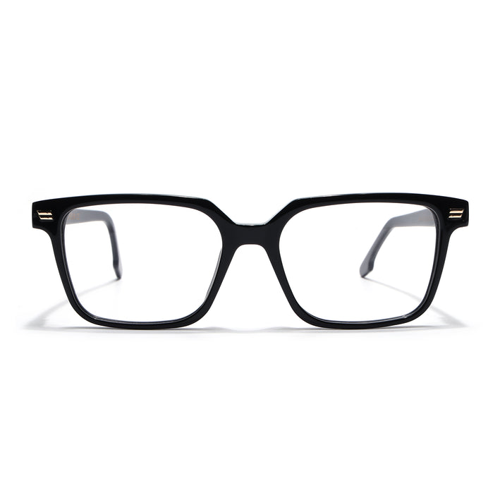 Voyage Glaze Black Wayfarer Acetate Eyeglasses for Men & Women (FPK26018FMG8089)