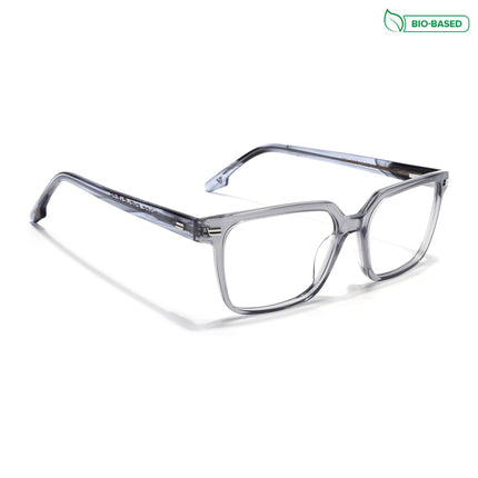 Voyage Glaze Grey Wayfarer Acetate Eyeglasses for Men & Women (FPK26018FMG8090)