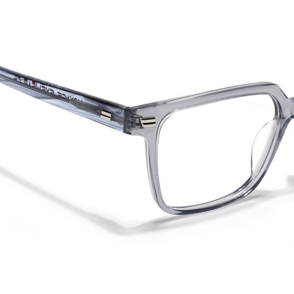 Voyage Glaze Grey Wayfarer Acetate Eyeglasses for Men & Women (FPK26018FMG8090)