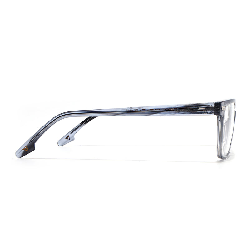 Voyage Glaze Grey Wayfarer Acetate Eyeglasses for Men & Women (FPK26018FMG8090)