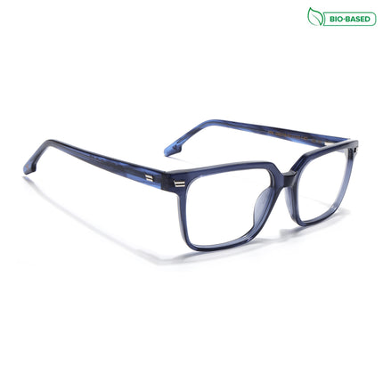 Voyage Glaze Blue Wayfarer Acetate Eyeglasses for Men & Women (FPK26018FMG8091)