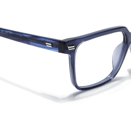 Voyage Glaze Blue Wayfarer Acetate Eyeglasses for Men & Women (FPK26018FMG8091)