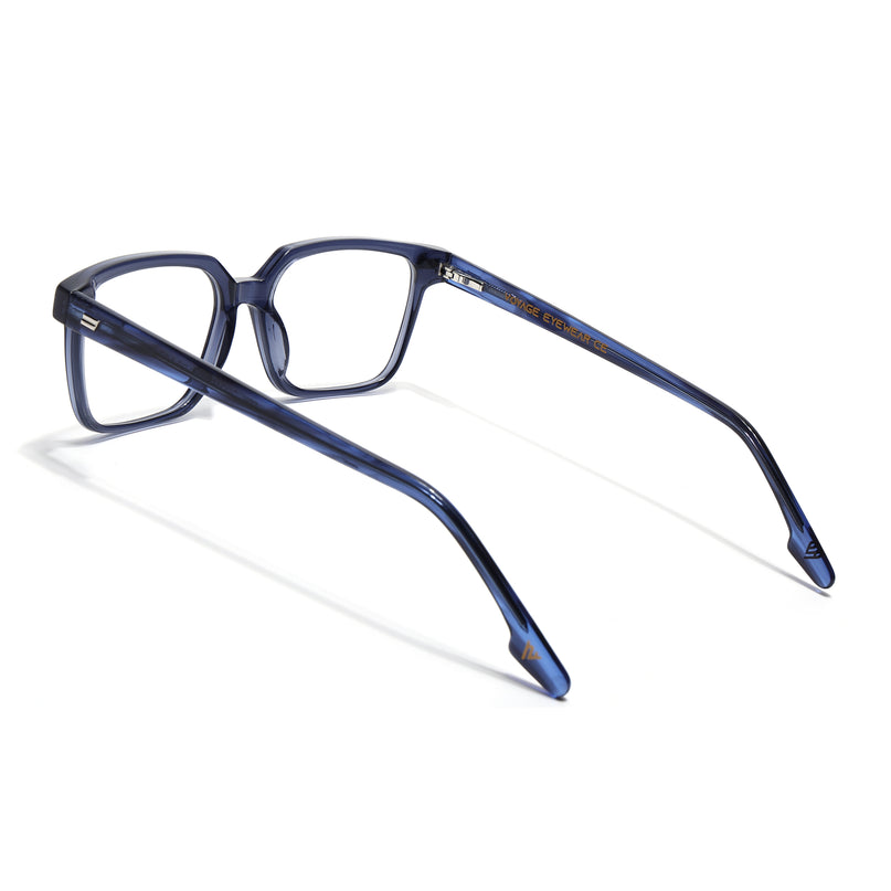 Voyage Glaze Blue Wayfarer Acetate Eyeglasses for Men & Women (FPK26018FMG8091)
