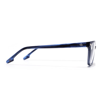 Voyage Glaze Blue Wayfarer Acetate Eyeglasses for Men & Women (FPK26018FMG8091)