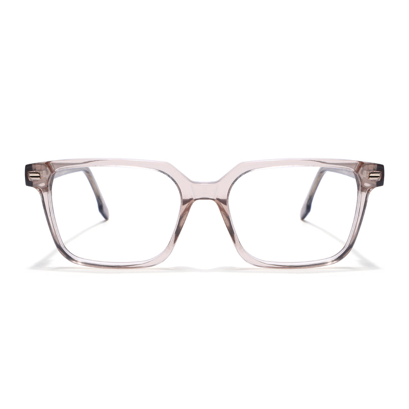 Voyage Glaze Brown Wayfarer Acetate Eyeglasses for Men & Women (FPK26018FMG8092)