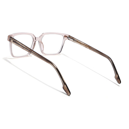 Voyage Glaze Brown Wayfarer Acetate Eyeglasses for Men & Women (FPK26018FMG8092)