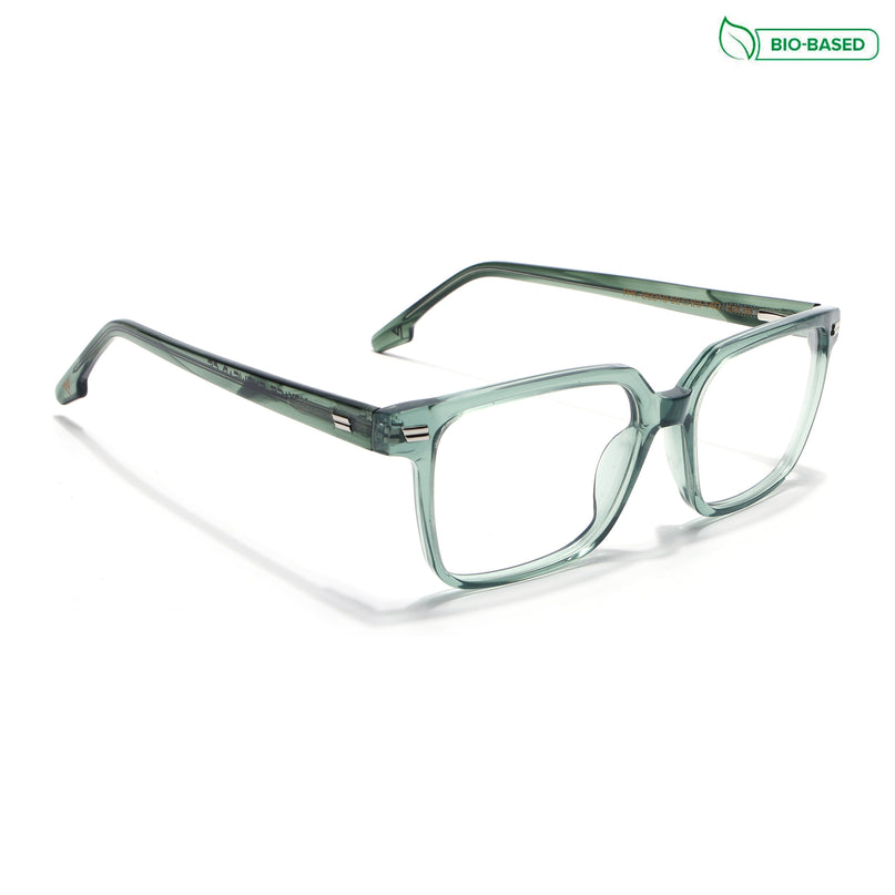 Voyage Glaze Green Wayfarer Acetate Eyeglasses for Men & Women (FPK26018FMG8093)