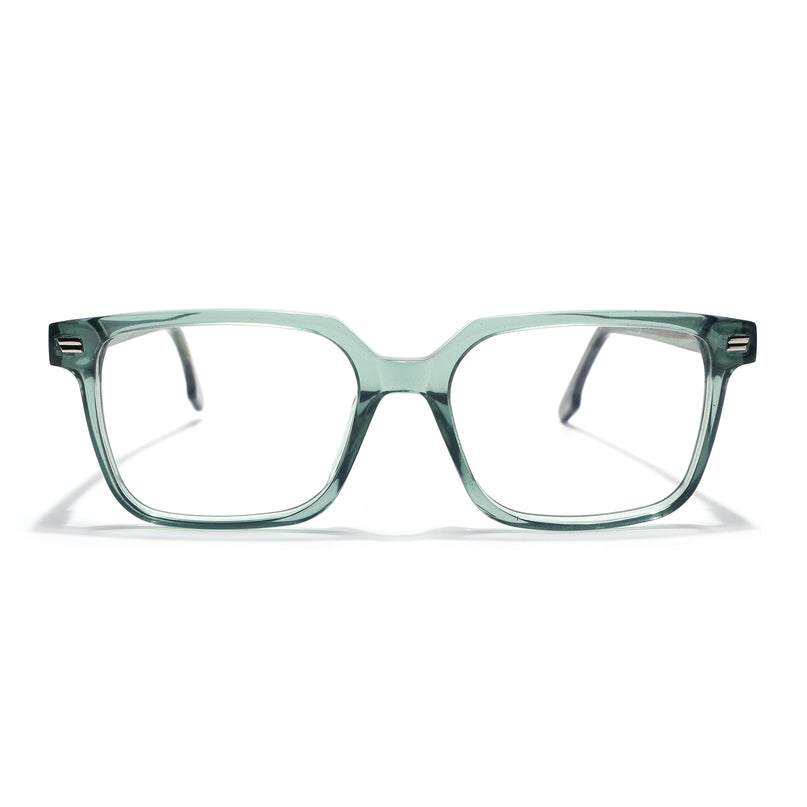 Voyage Glaze Green Wayfarer Acetate Eyeglasses for Men & Women (FPK26018FMG8093)