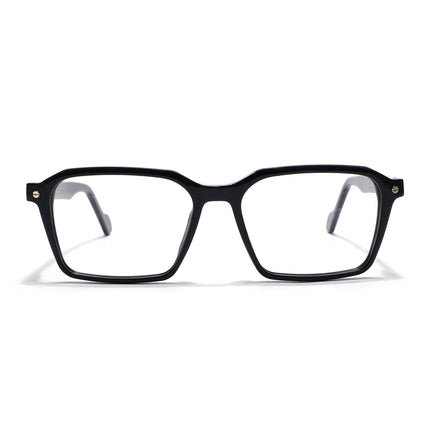 Voyage Glaze Black Wayfarer Acetate Eyeglasses for Men & Women (FPK26019FMG8114)
