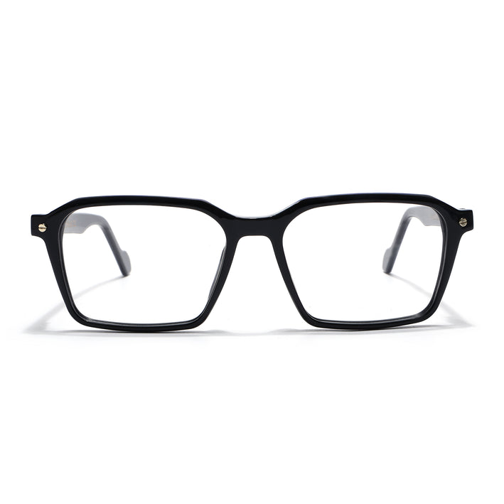 Voyage Glaze Black Wayfarer Acetate Eyeglasses for Men & Women (FPK26019FMG8114)