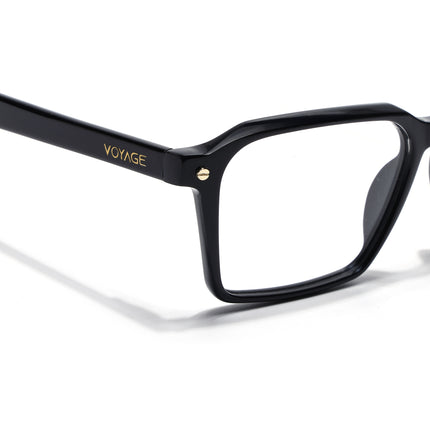 Voyage Glaze Black Wayfarer Acetate Eyeglasses for Men & Women (FPK26019FMG8114)