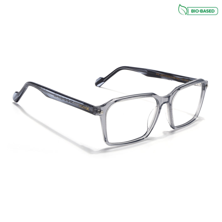 Voyage Glaze Grey Wayfarer Acetate Eyeglasses for Men & Women (FPK26019FMG8115)